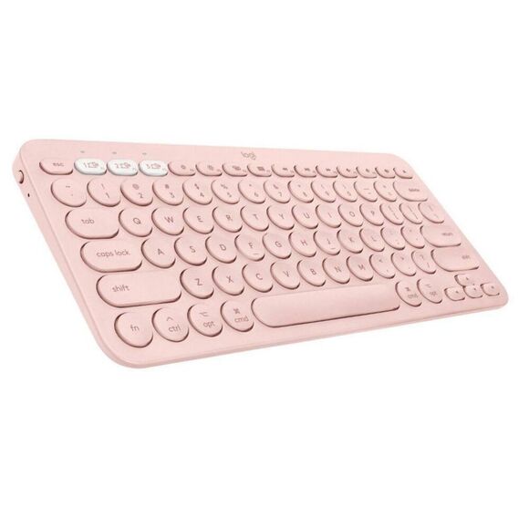 Logitech -  K380 Multi Device Bluetooth Scissor Keybo Pink - Picture 1 of 5